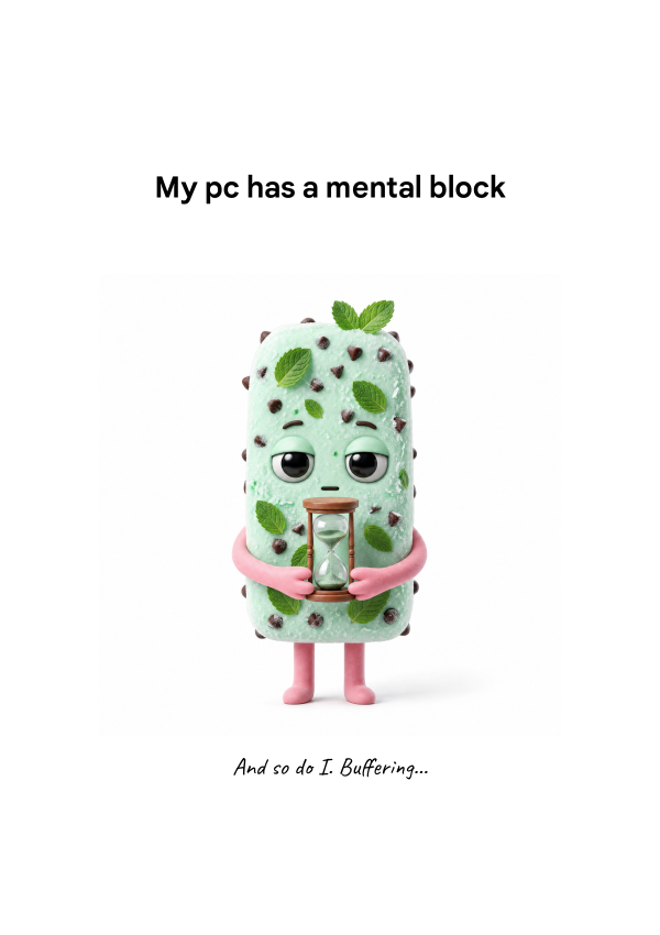 MY PC HAS A MENTAL BLOCK