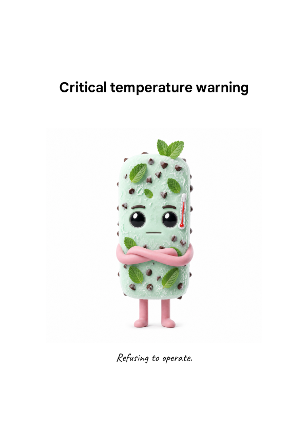 CRITICAL TEMPERATURE WARNING