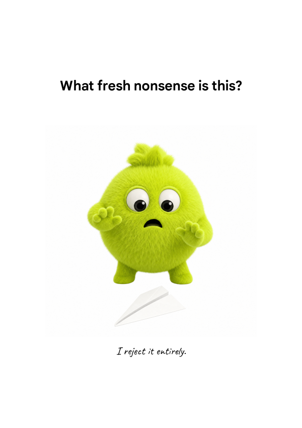 WHAT FRESH NONSENSE IS THIS?