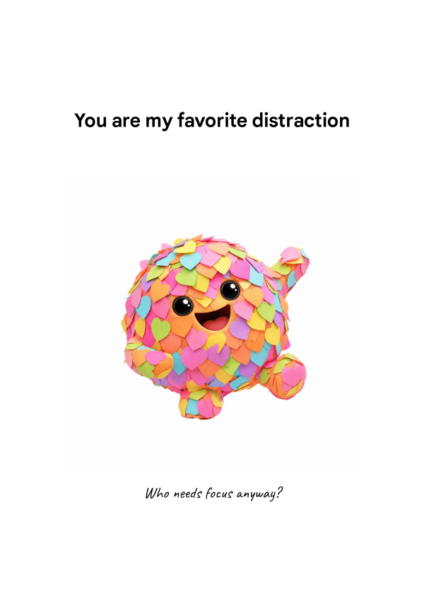 YOU ARE MY FAVORITE DISTRACTION