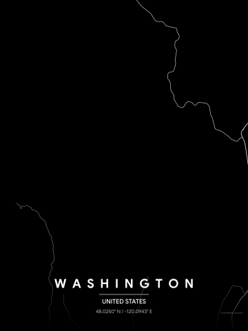 Capitals map poster preview
