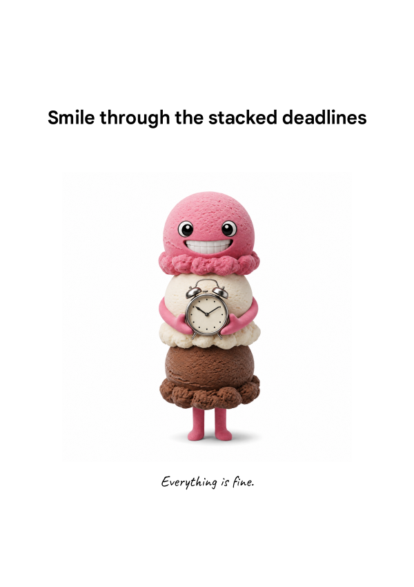 SMILE THROUGH THE STACKED DEADLINES
