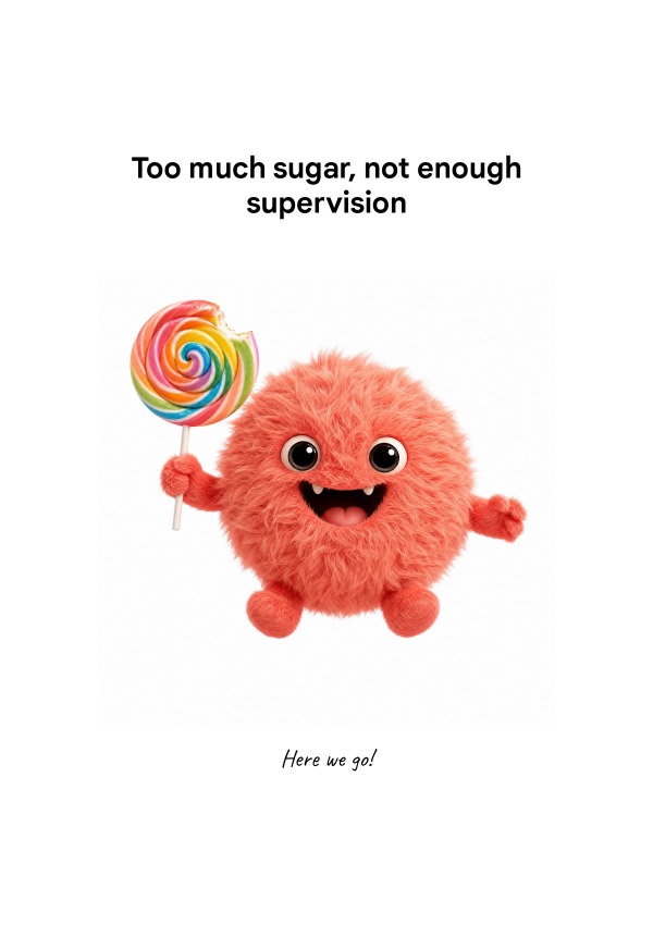 TOO MUCH SUGAR, NOT ENOUGH SUPERVISION